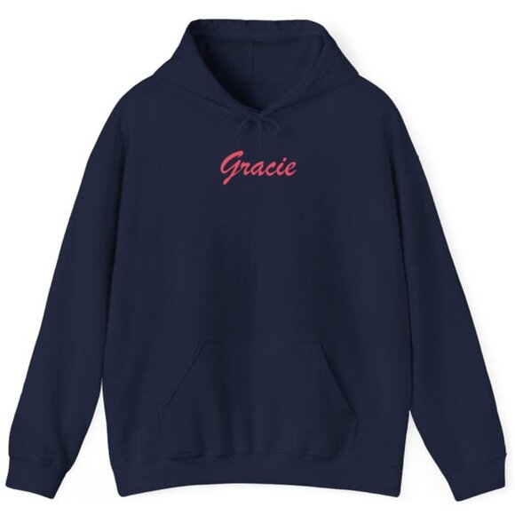 NWT Gracie Abrams Hoodie, I Miss You I'm Sorry Hoodie, Fan Made Merch, Two Side - Picture 1 of 4